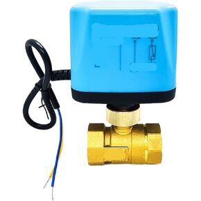 3/4 "صمام كروي نحاسي بسلكين صمام كروي مغلق عادة 220VAC، 12VDC، 24VDC (220VAC_Normal مفتوح) in Kuwait