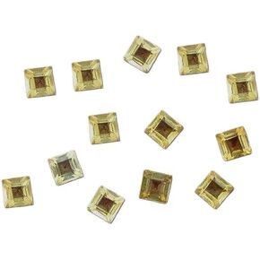 ستة 2.5 مللي متر مربع ذهبي سيترين جوهرة حجر كريم EBS4386/92325 in Kuwait