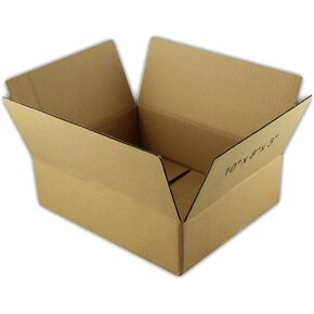 EcoSwift 40 10x8x3 صناديق التعبئة من الورق المقوى المموج البريدية المتحركة صندوق الشحن كرتون in Kuwait