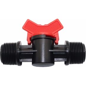 Garden Irrigation System 1/2" 3/4" Male Thread Valve Water Pipe Waterstop Connector Water Controller Switch 5 Pcs(1I2 x 3I4 Male) in Kuwait