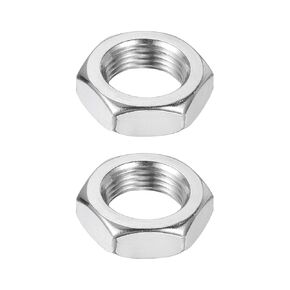 MECCANIXITY M20x1.5mm Hex Nuts, 2Pcs 304 Stainless Steel Metric Fine Thread Hexagon Lock Nuts Fasteners for Machinery Automotive Industrial Use, 30mm / 1.18" Width 10mm / 0.39" Height in Kuwait