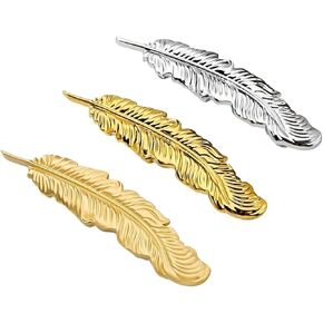 درج خزانة مطبخ بمقبض فضي من النحاس الصلب قطعة واحدة (L1110-64-Gold) in Kuwait