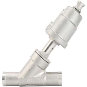 3/4 "304 الفولاذ المقاوم للصدأ صمام زاوية لحام هوائي 16bar للغاز مغلق عادة (تمثيل واحد) in Kuwait