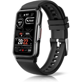 ساعة مايندروز لتتبع اللياقة البدنية مع معدل ضربات القلب والأكسجين في الدم وضغط الدم ومراقبة النوم وعداد السعرات الحرارية وعداد الخطى IP68 مقاوم للماء in Kuwait