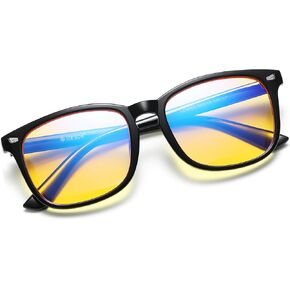 HD Blue Light Blocking Glasses 75% VLT - Dual-Shield™ Anti-Glare for Night Driving, Gaming & Office in Kuwait