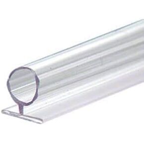 Gordon Glass® Large Translucent Shower Door Vinyl Bulb Seal - 77 in Long in Kuwait