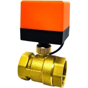 1/2 "1-1/2" 2 "صمام كروي نحاسي ثلاثة أسلاك اتجاهين تكييف الهواء التدفئة الأرضية برج المياه صمام التبديل 220 فولت 24 فولت 12 فولت (1,12VDC) in Kuwait