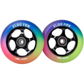 عجلات سكوتر Pro مقاس 100 مم من البولي يوريثان تتوهج في الظلام - مشرقة ومتينة، تجعل رحلتك محط الأضواء ليلاً in Kuwait