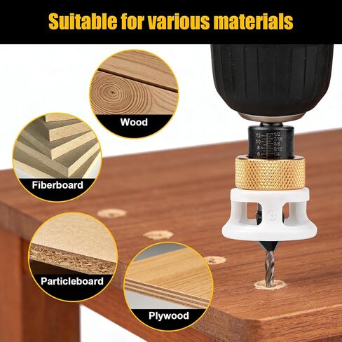 4 Pcs Carbide Countersink Drill Bit Set for Wood, 4-Flute Woodworking Countersink Drill Bit Set with Adjustable Low Friction Depth Stop, Carbide Bits with Stop Collar (2.8/3.2/3.5/4mm) in Saudi Arabia