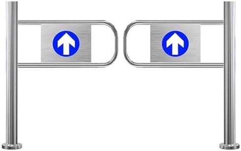 بوابة أمان متأرجحة - باب إغلاق أوتوماتيكي تجاري للمكتبات والمتاجر، بوابة دخول أحادية الاتجاه محملة بنابض in Kuwait