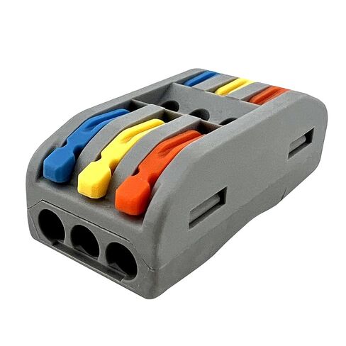 30 قطعة من موصلات أسلاك الرافعة مع فتحة قياس كهربائية، موصلات توصيل كهربائية سريعة 2 في 2 لأسلاك 28-12 AWG - أطراف مضمنة مدمجة لاتصالات دائرتين آمنتين in Kuwait