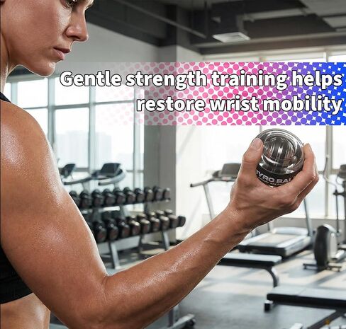 Torque Ball Hand Exercise, Grip Strengthen Trainer Wrist Ball, Power Gyro Ball with LED Lighting, Hand Finger Forearm Grip Strengthener in Saudi Arabia