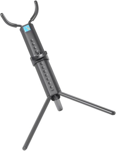 TOYANDONA Portable Tenor Saxophone Stand Folding Sax Holder with Blue Case, Desktop Storage Rack for Tenor Sax, Black Wind Instrument Accessory Suitable for Music Practice and Performance in Saudi Arabia