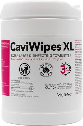 Caviwipes السطحي - رقم البند 13-1150BX - 66 لكل مربع in Kuwait