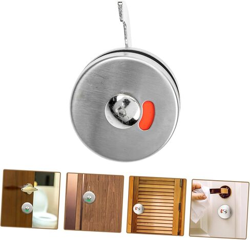 Lurrose Toilet Lock Indicator Latches Privacy Locks for Public Restroom Easy Install Door in Saudi Arabia