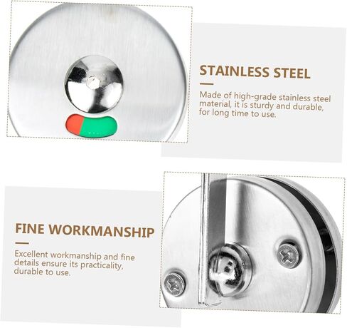 Lurrose Toilet Lock Indicator Latches Privacy Locks for Public Restroom Easy Install Door in Saudi Arabia