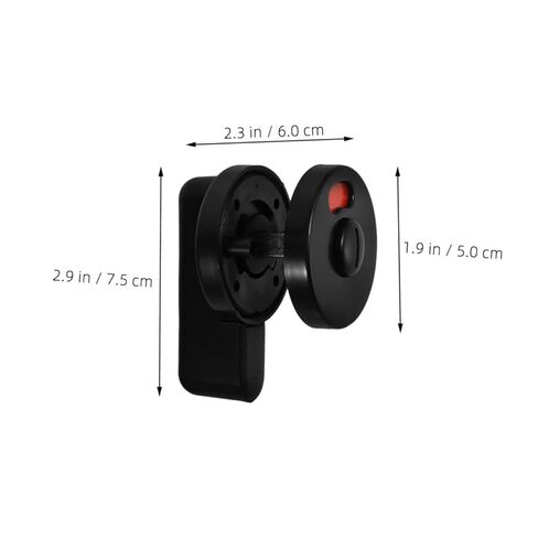 Luxshiny 2pcs Vacant Occupied Bathroom Lock Toilet Door Lock with Indicator for Public Restrooms Water Resistant Design for Use in Saudi Arabia