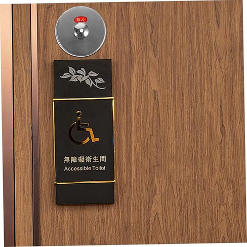 Stainless Steel Toilet Door Lock Bathroom Indicator Lock Zinc Alloy Easy Clean Design in Saudi Arabia