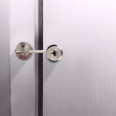 Privacy Indicator Door Lock, Zinc Alloy Stainless Steel WC Lock Restroom Locks with Vacant Engaged Sign for Public Toilet Airport Hospital Office in Saudi Arabia