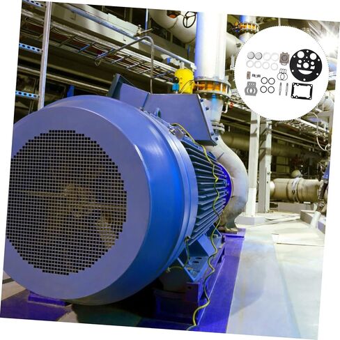 مجموعة واحدة من أدوات إصلاح مضخة الحجاب الحاجز المصنوعة من السيليكون والصلب، ملحقات تعمل بالهواء المضغوط، قطع بديلة سهلة التركيب لصيانة صمام الهواء بكفاءة وإصلاح المضخة in Kuwait