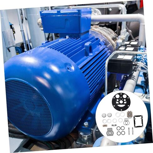 مجموعة واحدة من أدوات إصلاح مضخة الحجاب الحاجز المصنوعة من السيليكون والصلب، ملحقات تعمل بالهواء المضغوط، قطع بديلة سهلة التركيب لصيانة صمام الهواء بكفاءة وإصلاح المضخة in Kuwait