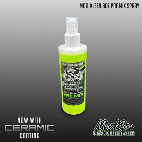 غسول الأجزاء والهيكل من CowRC Moo Kleen، 8 أونصة، مزيج مسبق | منظف ​​ومزيل الشحوم RC للسيارات والشاحنات والزواحف وقطع الغيار | حل صيانة RC آمن وغير قابل للاشتعال. بقرة RC in Saudi Arabia