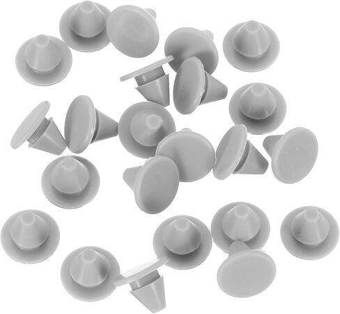 26 قطعة من سدادات السيليكون من uxcell، سدادات مطاطية دائرية في فتحة القفل لفتحة 5 مم، سدادات ثقب مقاومة للماء للأنبوب المعدني، أغطية نهاية الأثاث، أبيض in Kuwait