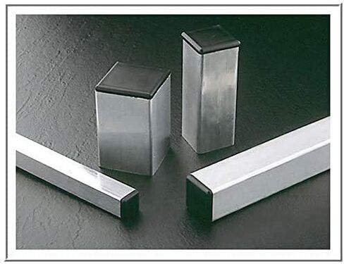 (عبوة من قطعتين) سدادات أنابيب مربعة مقاس 4 بوصات | حواف LDPE مرنة | غطاء علوي متين قوي التحمل بسمك 0.3 بوصة ومقاوم للصدمات in Kuwait