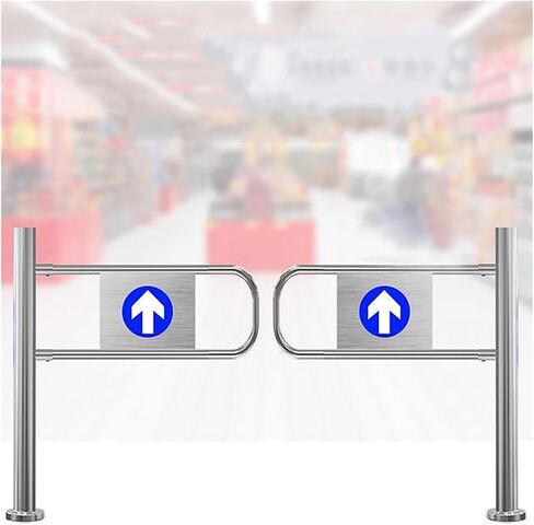 Double Action Supermarket Entrance Door - 100cm High One-Way Push Door, Ideal Replacement for Hallway Barrier Gates, Secure Passageway Solution in Kuwait