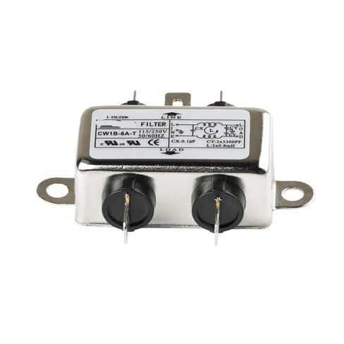 مرشح تيار متردد 220 فولت مضاد للتداخل، مقبس منقي طاقة الصوت الخطي CW1B(CW1B -6A -T pin) in Kuwait