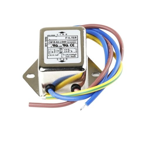 مرشح تيار متردد 220 فولت مضاد للتداخل، مقبس منقي طاقة الصوت الخطي CW1B(CW1B -6A -T pin) in Kuwait