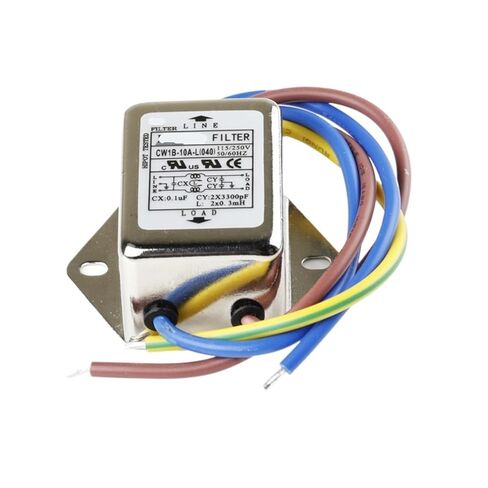 مرشح تيار متردد 220 فولت مضاد للتداخل، مقبس منقي طاقة الصوت الخطي CW1B(CW1B -6A -T pin) in Kuwait