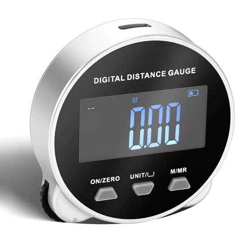 عجلة قياس رقمية قابلة لإعادة الشحن عبر USB بطول 652.8 قدم/199 متر قياس عالي الدقة مع شاشة LCD جهاز قياس المسافة الذكي المحمول للأسطح غير المنتظمة ذات القطر المسطح المنحني in Kuwait