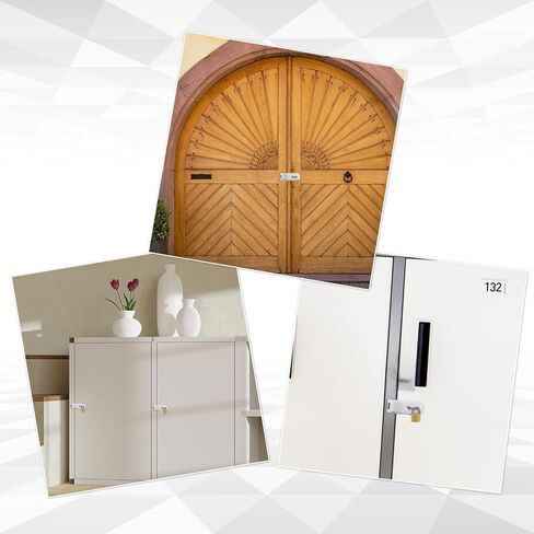 10 قطع من أقفال الأبواب بمشبك، 4 بوصات قفل بمشبك من الفولاذ المقاوم للصدأ، مشابك قفل، مشابك قفل أمان للأبواب والخزائن، والخزائن، والخزائن والمزيد in Kuwait