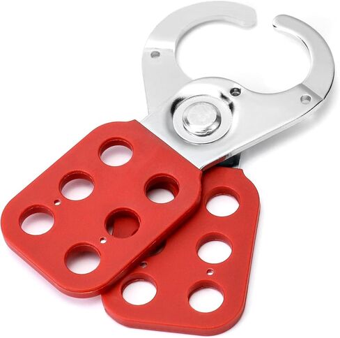 QWORK Stainless Steel Lockout Hasp 24 Pack, Multi-Person Safety Lock for Electrical, Maintenance & Industrial Equipment, Lock Out Tag Out Hasp, Padlock Hasps in Saudi Arabia