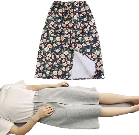 Yodilala Unisex Diaper Skirt, Leak-Proof Waterproof pad, Adjustable and Reusable, Suitable for bedridden Elderly, Menstruating Women, and Children with Urinary Incontinence(Green,L) in Kuwait