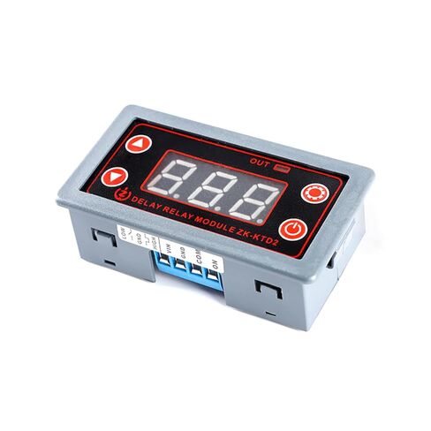 ZK-KTD2 DC 5-30V Delay Relay Module, 5A Multi-Function Timer for Industrial Automation, Compatible with 5V 12V 24V Systems in Saudi Arabia