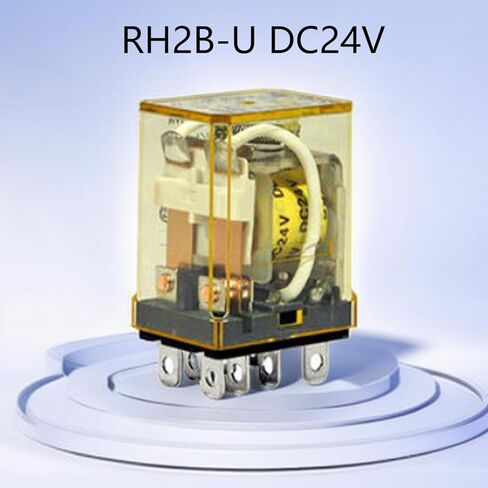1 قطعة RH2B-U DC24V مرحلات الطاقة (24 فولت (تيار مستمر)) in Kuwait