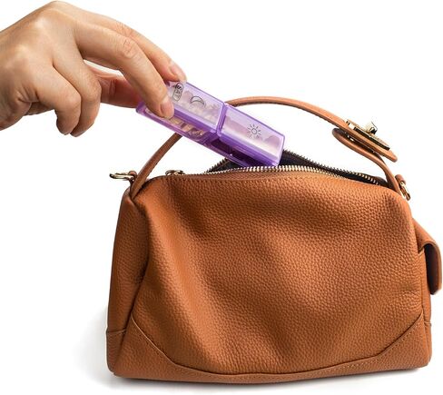 Remtise Weekly Pill Organizer, 7 Day Pill Box (2-Times-A-Day) Portable for Travel with Moisture-Proof Design Am/Pm Pill Case to Pills/Vitamin/Fish Oil/Supplements in Kuwait