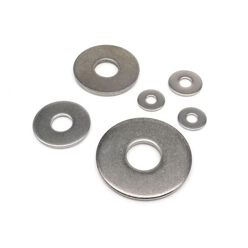 M2.5 M3 M4 M5 M6 M8 M10 M12 M14 M16 GB96 A4 316 Stainless Steel Large Size Oversize Big Wider Flat Washer Gasket(100pcs M3) in Saudi Arabia