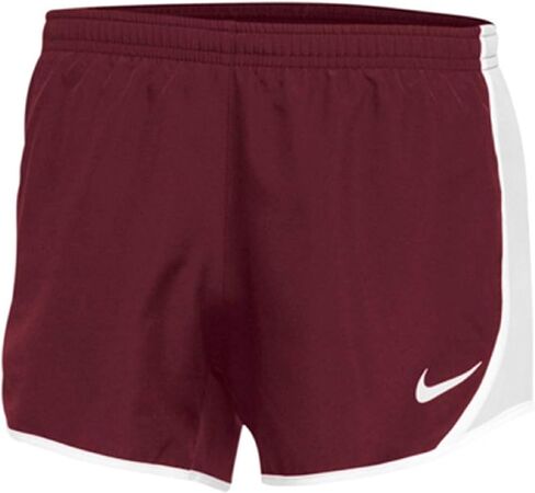 Nike Girls Dry Tempo Running Shorts (Medium, Maroon/White) in Saudi Arabia