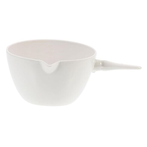 Round Porcelain Evaporating Dish with Handle Heat-Resistant Acid Alkali Laboratory Basin for Safe Evaporation and Storage with Heating Surface in Saudi Arabia