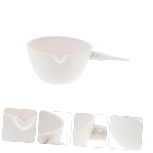 Heat-Resistant Round Laboratory Evaporating Basin with Handle Ceramic Evaporation Dish Surface Area for Safe Heating and Reusable Storage in Saudi Arabia