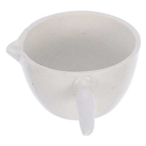 2pcs Heat-Resistant Laboratory Evaporating Dishes with Handle Porcelain Evaporating Containers Acid Alkali Resistant for School and Home Use with Spout Design in Saudi Arabia