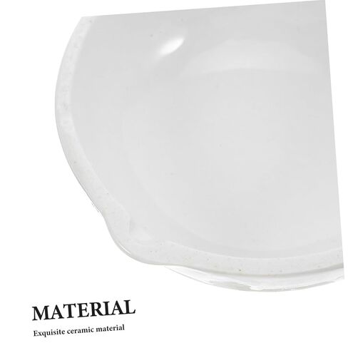 2pcs Ceramic Evaporating Basin Flat Bottom with Spout Evaporating Container for Laboratory Use Smooth Nonporous Surface Easy to Clean Versatile for Education and Research in Saudi Arabia