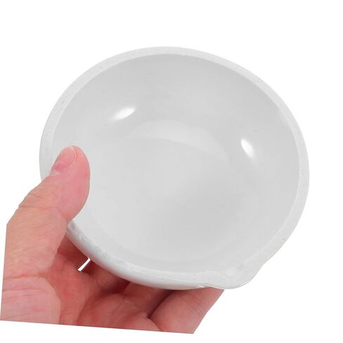 2pcs Ceramic Evaporating Basin Flat Bottom with Spout Evaporating Container for Laboratory Use Smooth Nonporous Surface Easy to Clean Versatile for Education and Research in Saudi Arabia