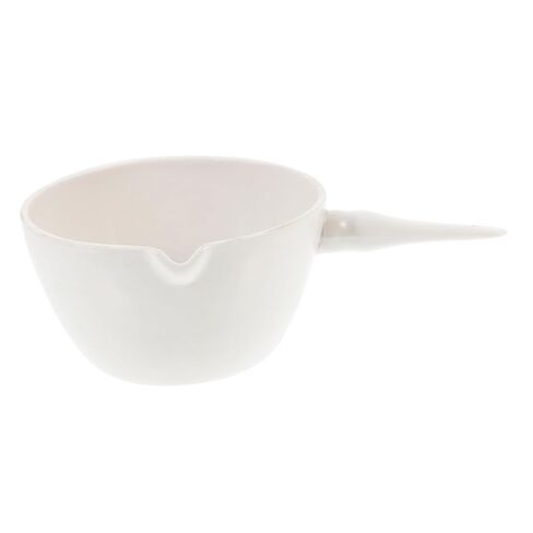 Ceramics Evaporating Basin with Handle Round Porcelain Dish for Laboratory School Home Heating and Solvent Evaporation in Saudi Arabia