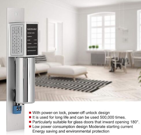 قفل باب كهربائي من Tyenaza، DC12V 2 سلك درجة حرارة عادية قفل كهربائي بنظام التحكم في الوصول الآمن in Saudi Arabia