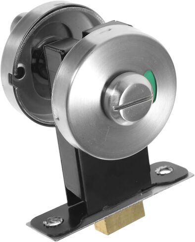 PartyKindom Bathroom Privacy Lock with Stainless Steel Construction Easy Installation Occupied Indicator for Public Restrooms Gyms and Offices and Low Maintenance in Saudi Arabia