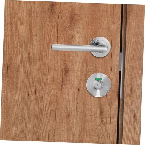 PartyKindom Bathroom Privacy Lock with Stainless Steel Construction Easy Installation Occupied Indicator for Public Restrooms Gyms and Offices and Low Maintenance in Saudi Arabia